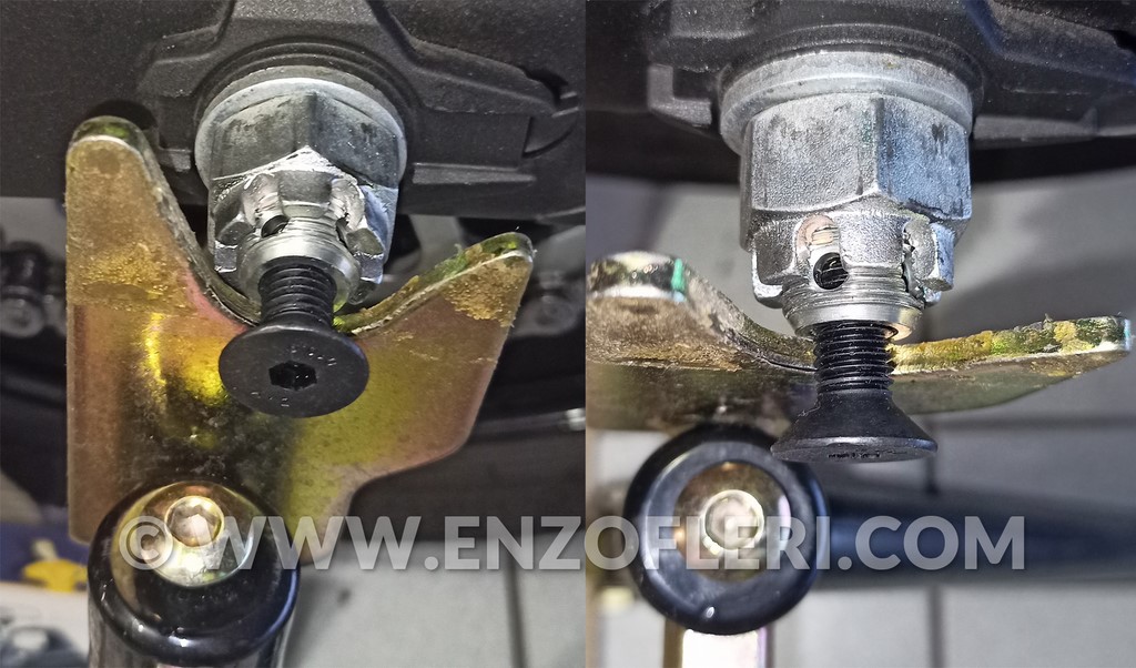 Kawasaki Z650RS - perni asse ruota da usare con il cavalletto posteriore Kawasaki Z650RS